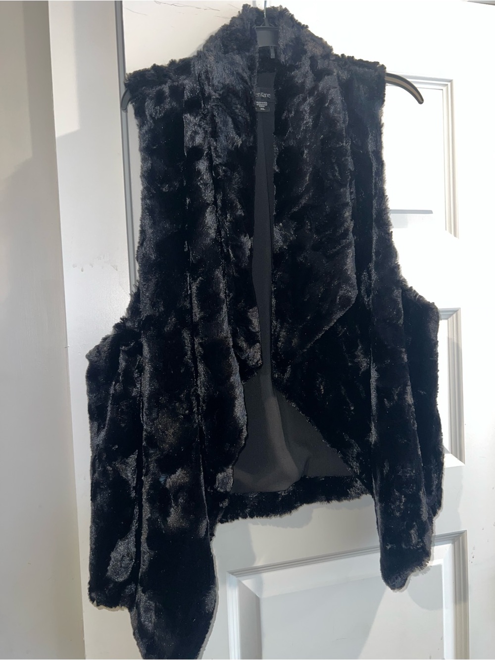 Karen Kane Black Faux Fur Lined Jeans